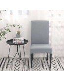 Калъф за стол универсален сив кадифе